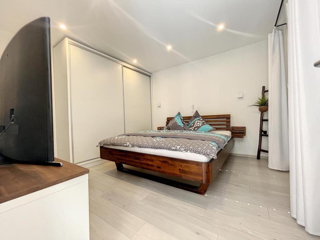 Appartement Moderne Avec Terrasse Et Piscine A Chatel Sur Bex Esterno foto