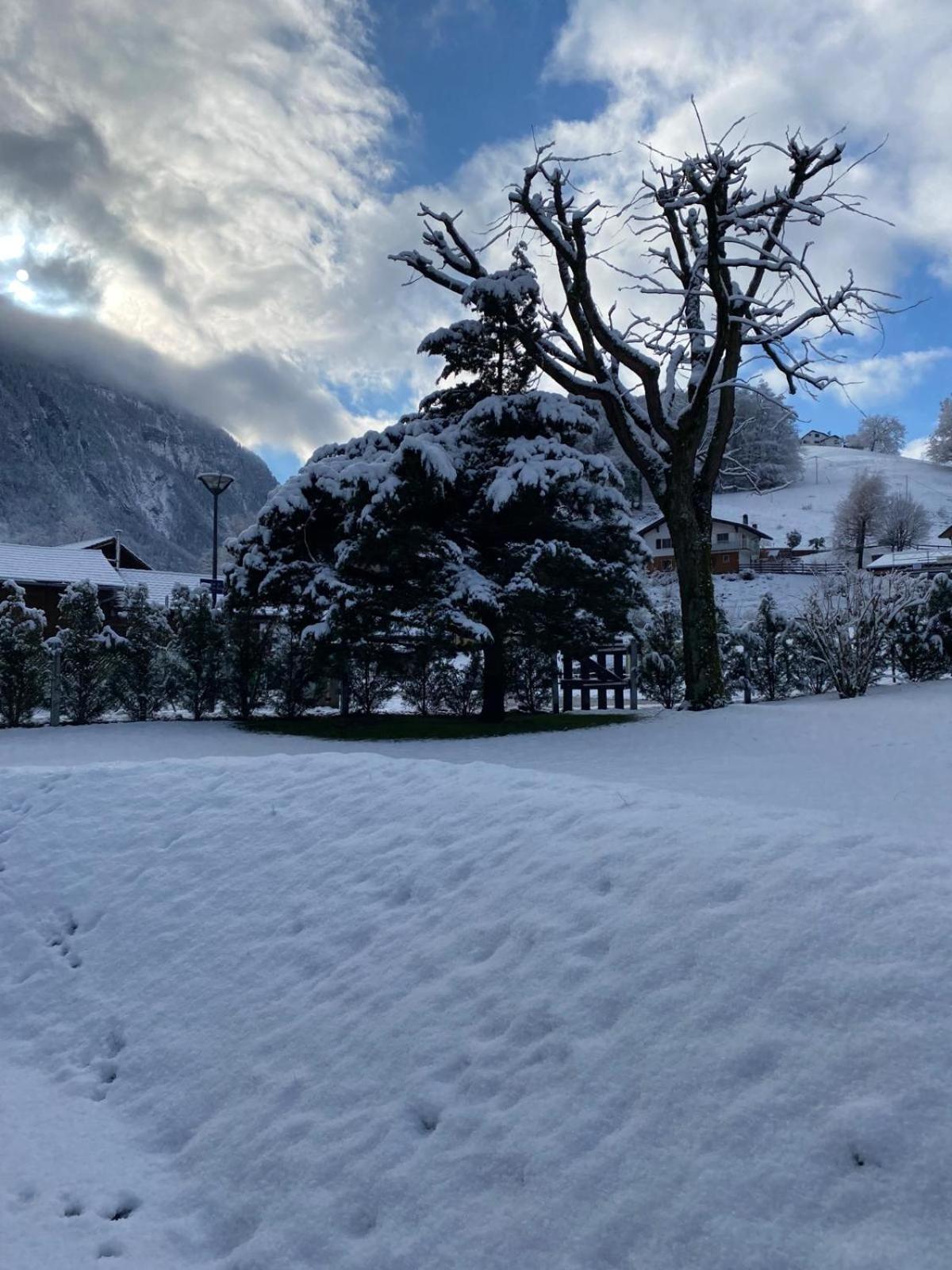 Appartement Moderne Avec Terrasse Et Piscine A Chatel Sur Bex Esterno foto